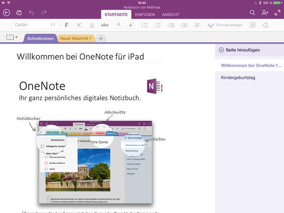 onenote on macbook air
