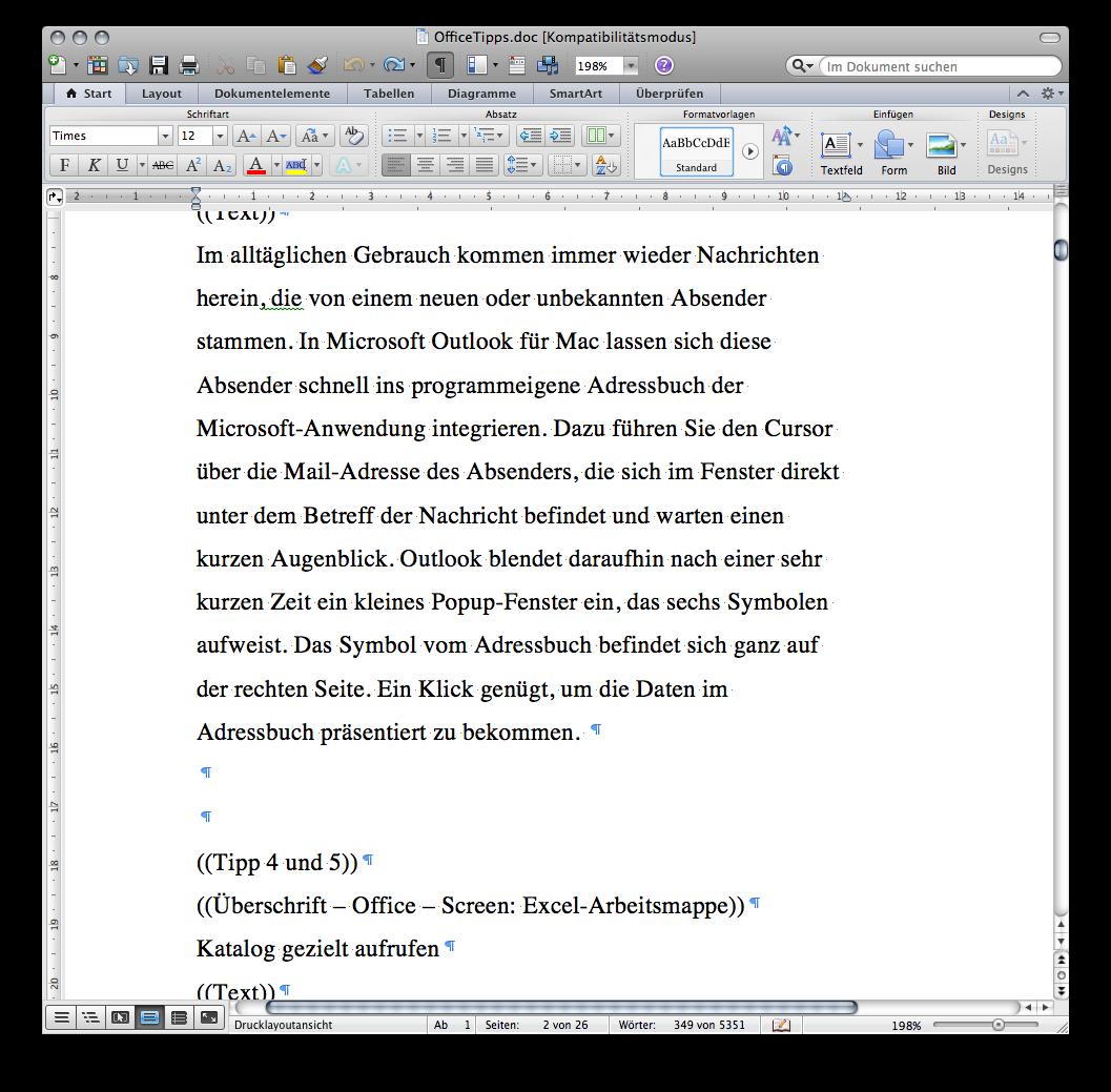 ms office 2011 for mac latest update