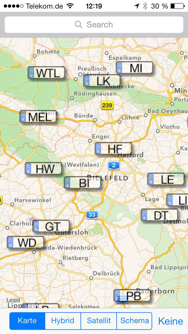 Woher (Kfz Kennzeichen-Suche) - App - Test | Mac Life