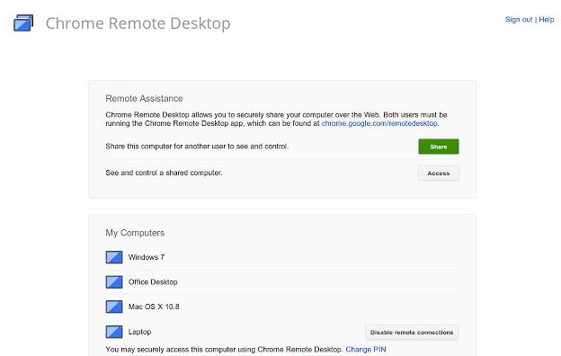 google chrome remote desktop web app on mac