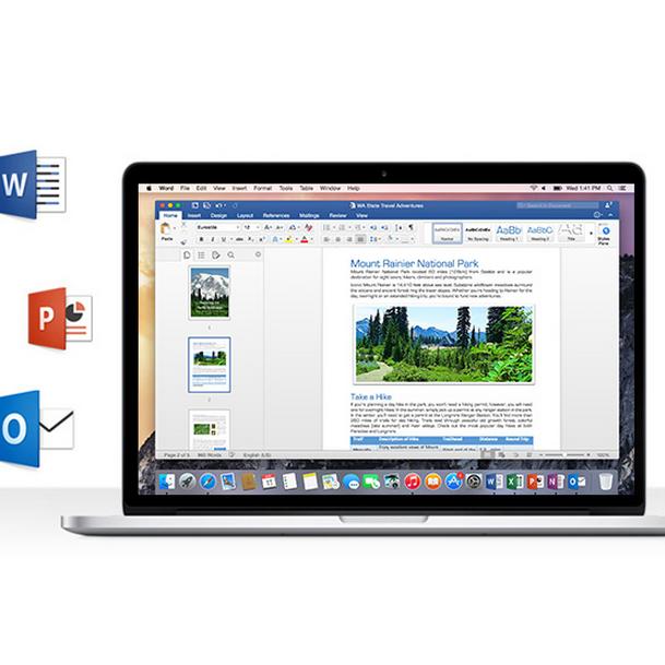 office home & student suite 2016 for mac