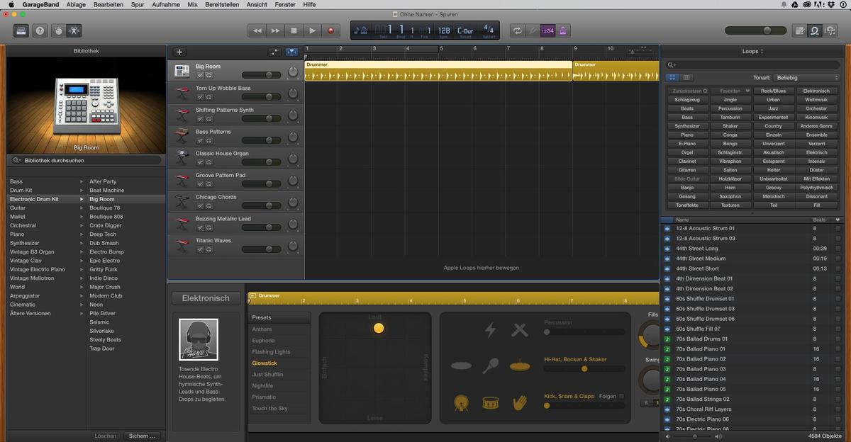 garageband 10.1 drummers