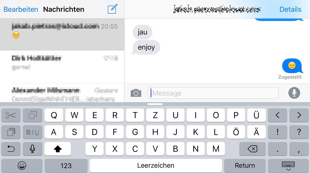 Nachricht Am Iphone In Eigener Handschrift Schreiben