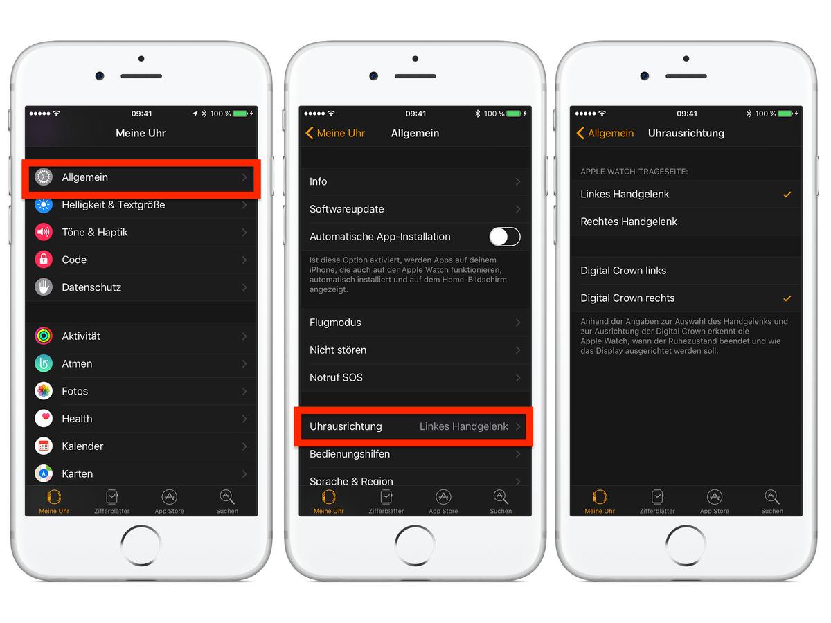 apple watch 6 uhr ändern
