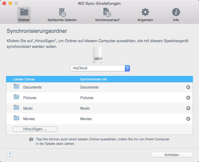 wd sync for mac