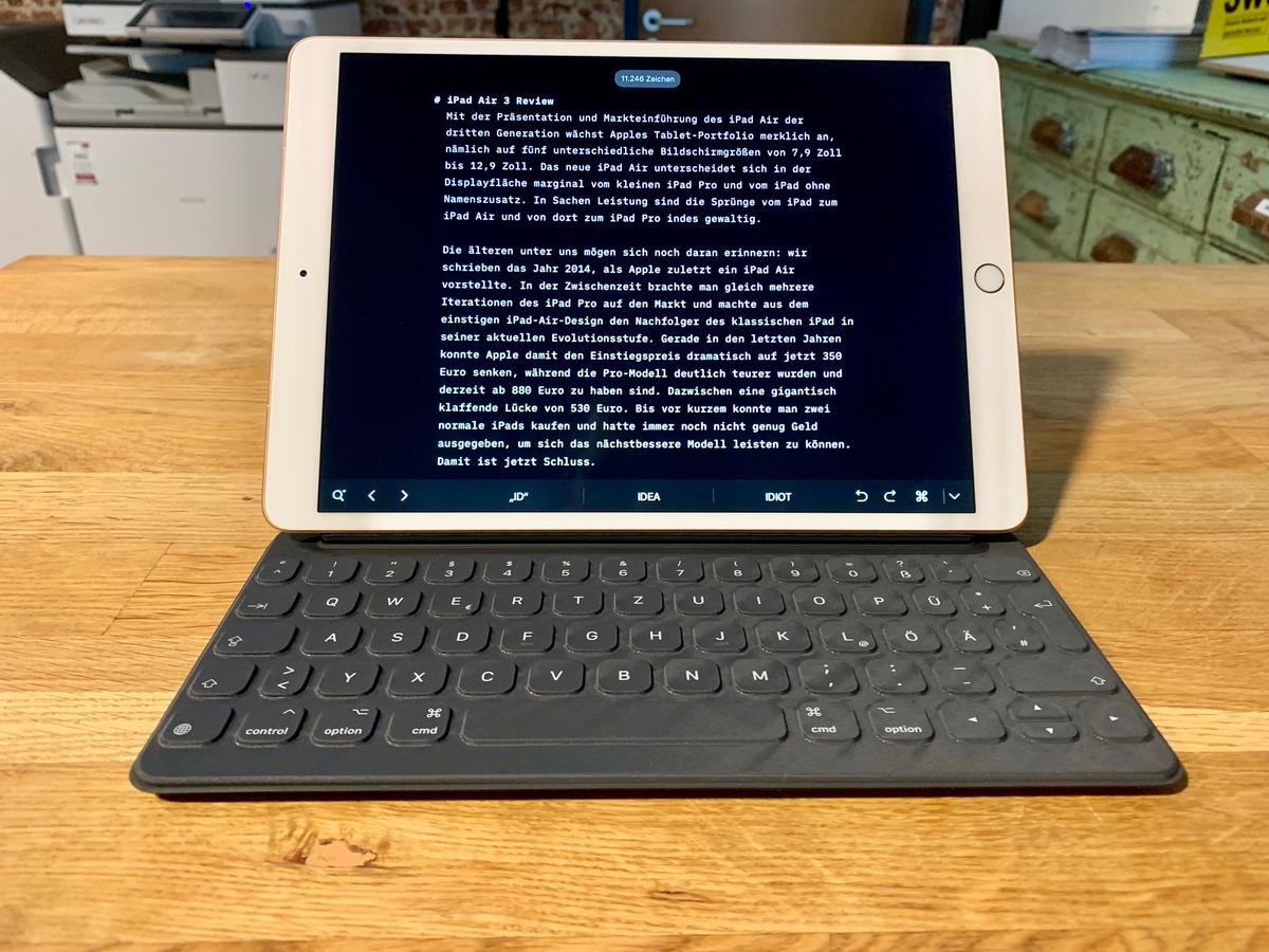 tastatur ipad air 3