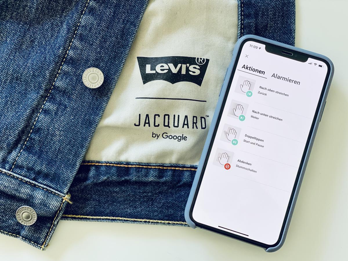 levi's trucker jacket with jacquard by google