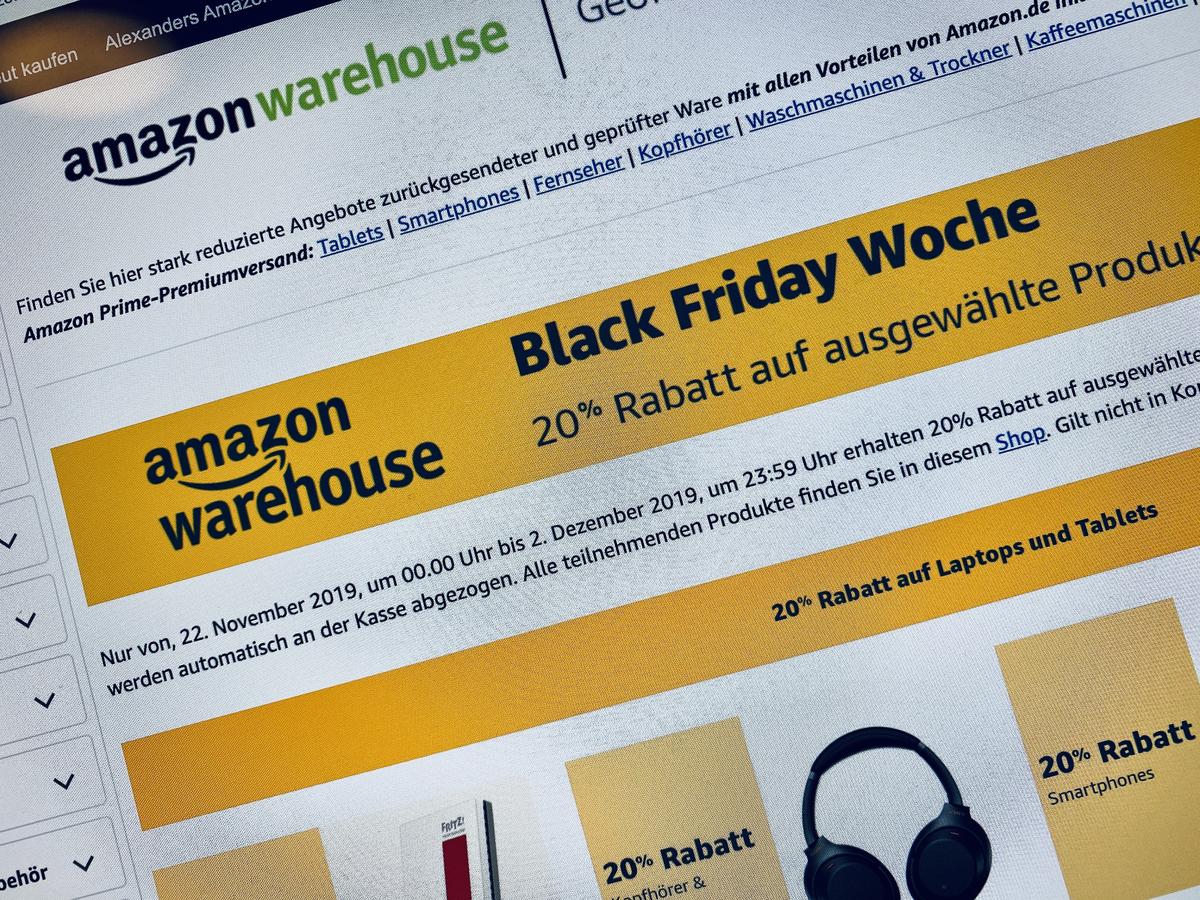 Black Friday 2021: Warehouse Deals nur noch heute mit 20