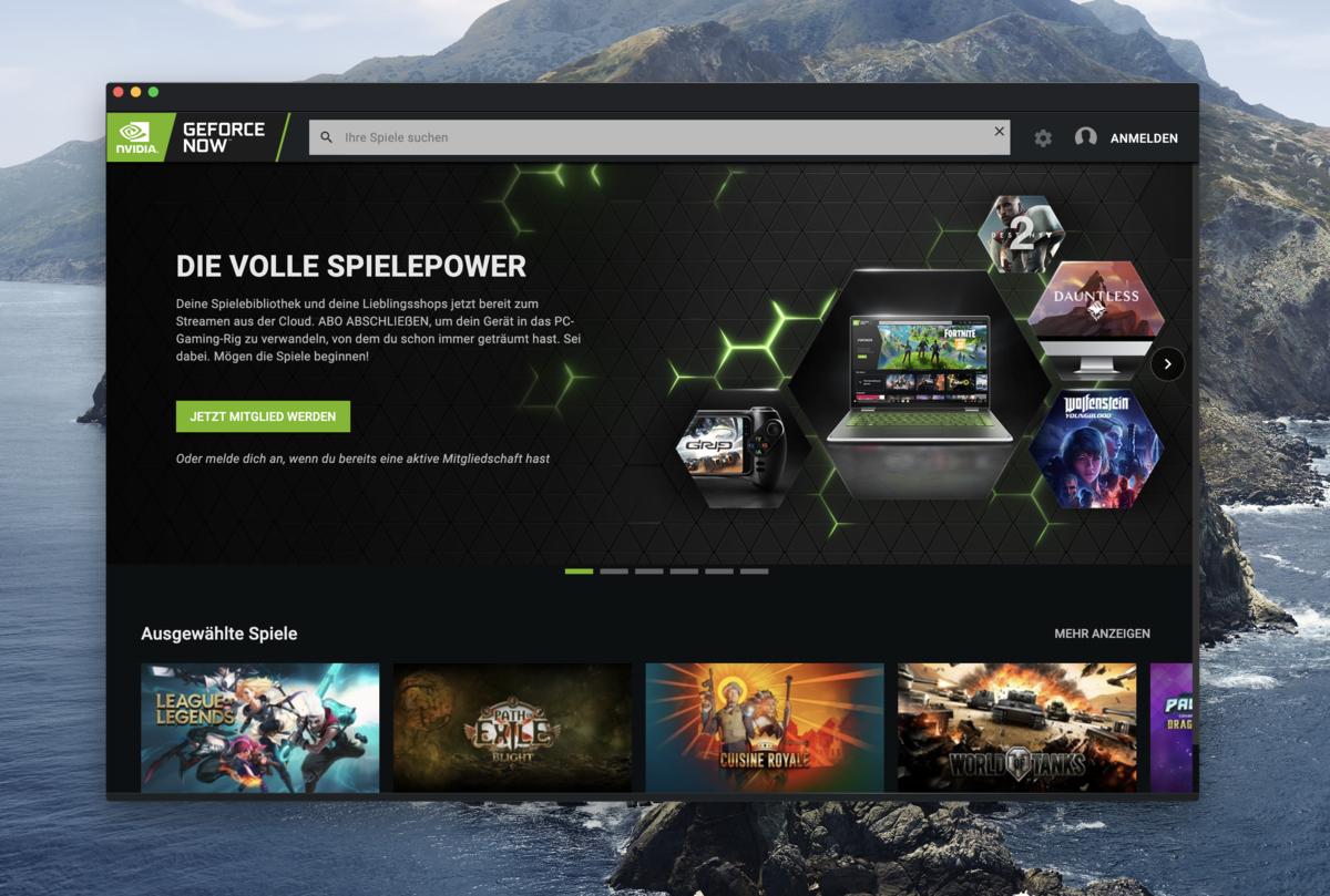 how to download geforce now mac