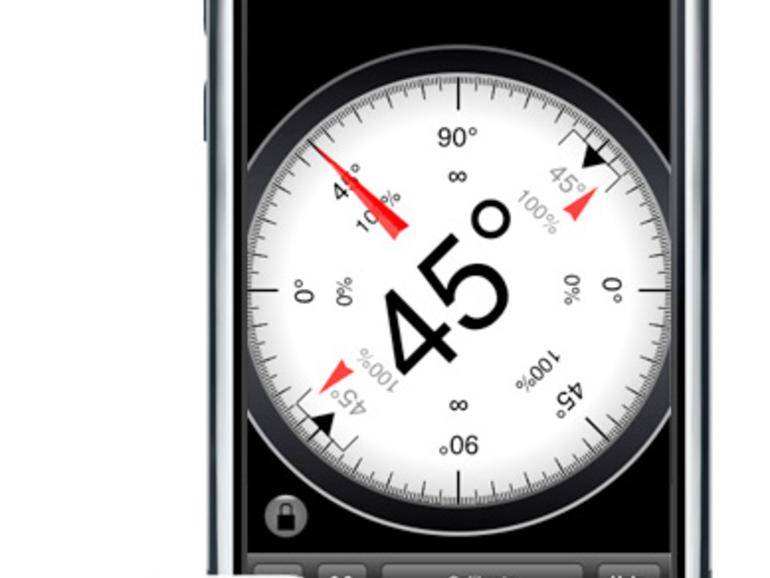Clinometer - Neigungsmesser und Wasserwaage iPhone- / iPad-App
