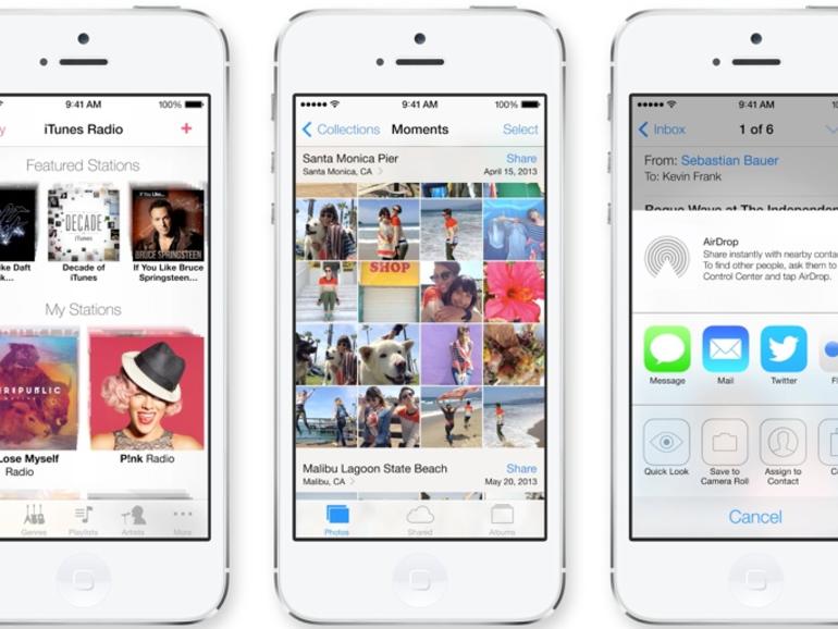 Komplett überarbeitet: Apple präsentiert iOS 7 für iPhone, iPad