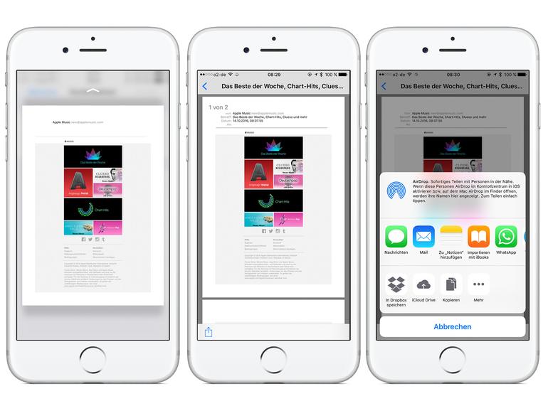 50++ Iphone bild in pdf , 3D Touch EMails am iPhone als PDF speichern Mac Life