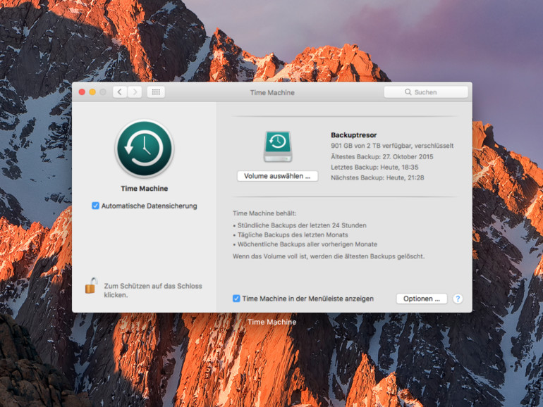 macos sierra time machine