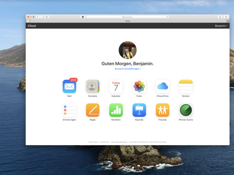 open icloud on mac