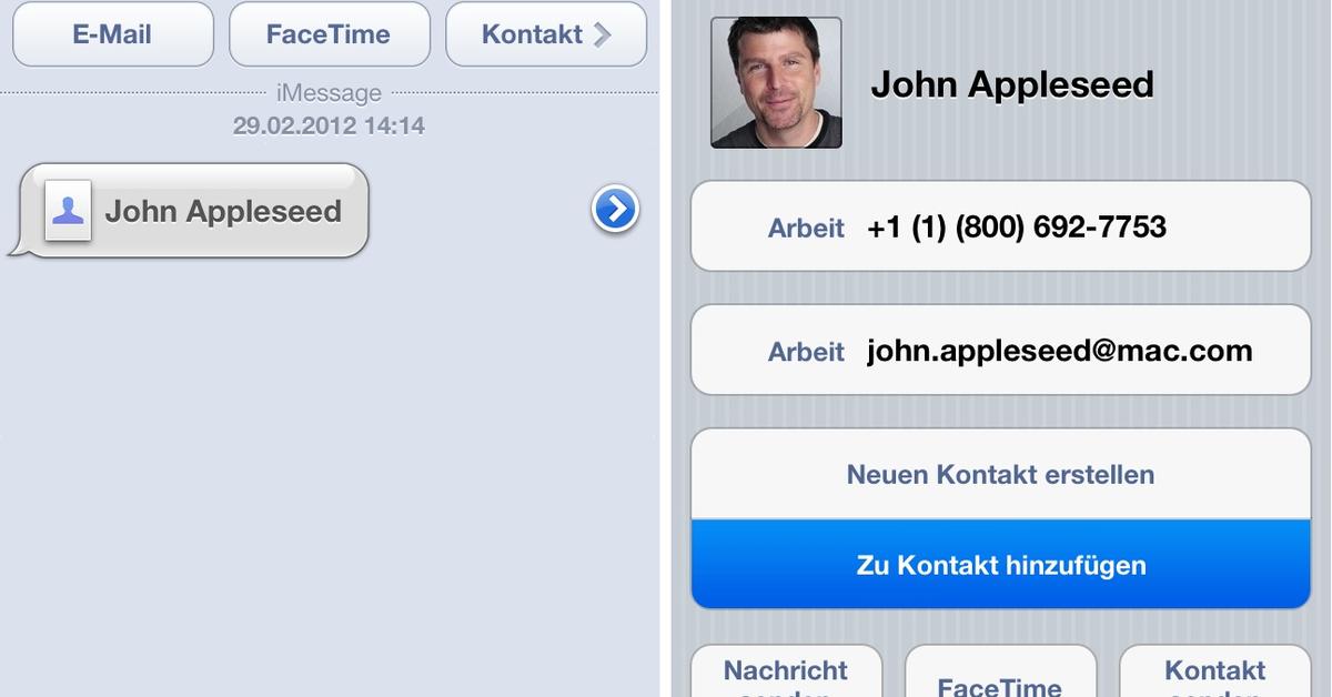 iOS: Kontakte senden und zwischen mehreren iPhones austauschen | Mac Life