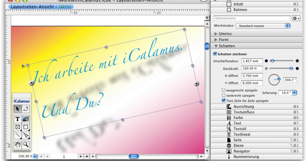 iCalamus for mac download free