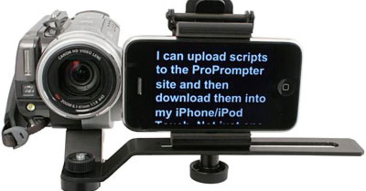 teleprompter app for ipad with iphone remote