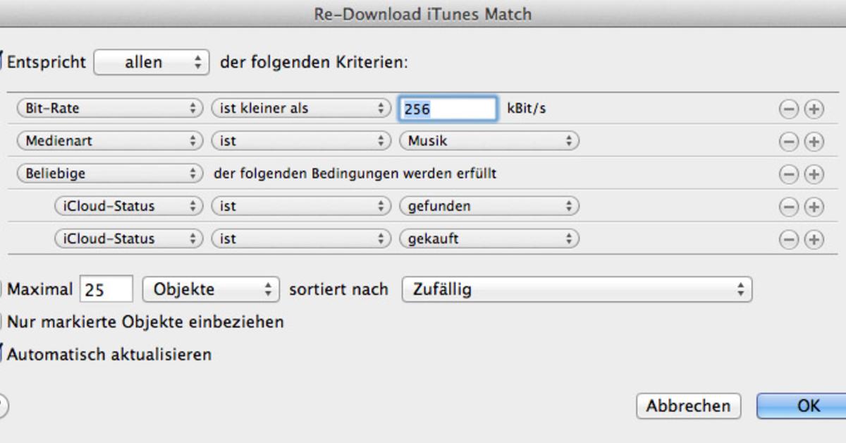 iTunes Match: Ohne Kreditkarte aktivieren und mit Chance auf