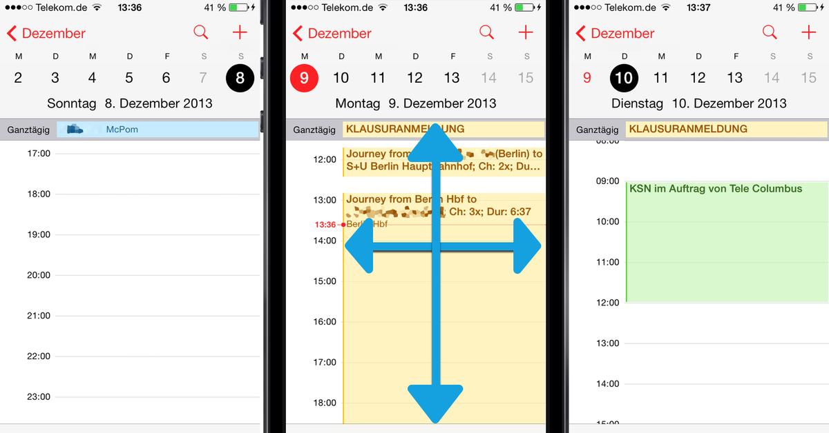 So funktioniert die Kalender-App unter iOS 7  Mac Life