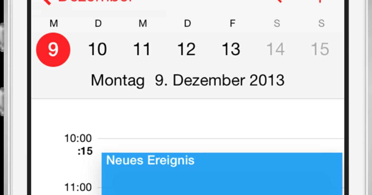 So funktioniert die Kalender-App unter iOS 7  Mac Life