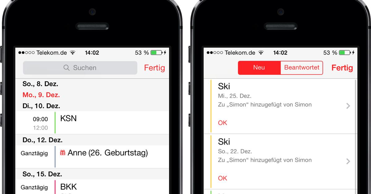 So funktioniert die Kalender-App unter iOS 7  Mac Life