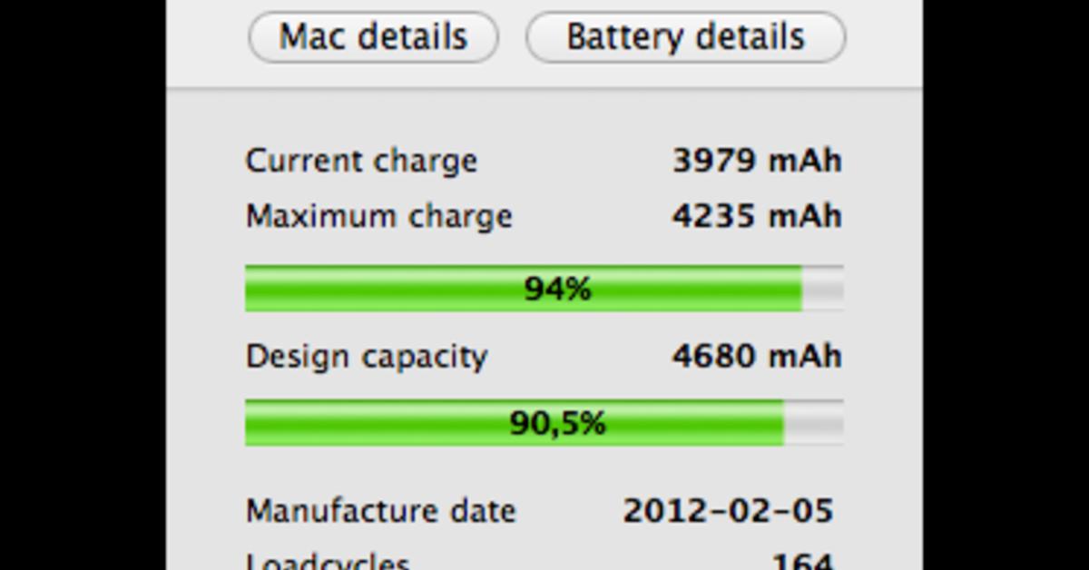 coconutbattery explained