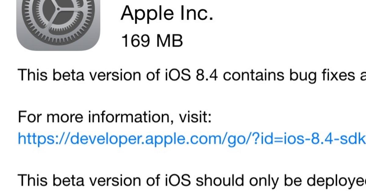 IOS 8.4 Beta 2 Veröffentlicht: Das Sind Die Wichtigsten Verbesserungen ...