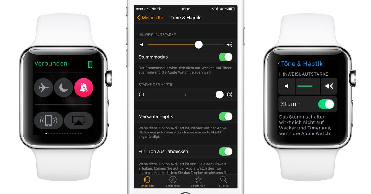 apple watch meine uhr