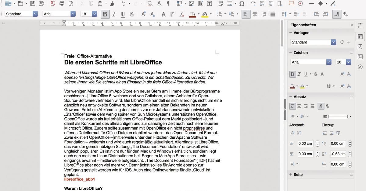 libreoffice for mac pro