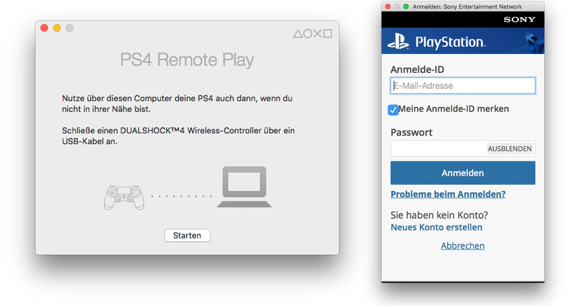 ps remote play macbook