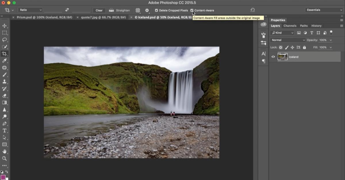 Photoshop Schliesst Lucken Beim Drehen Und Vergrossern Mac Life