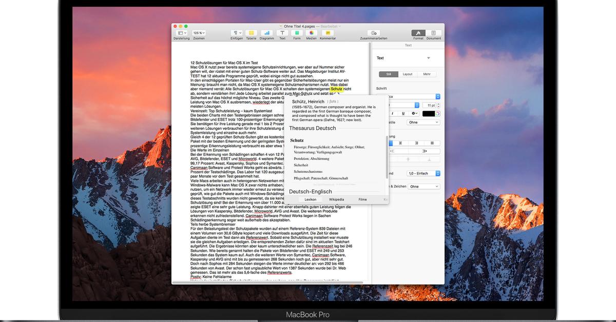 how to open a new pages document on mac